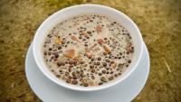 Creamy Black Lentil & Vegetable Casserole